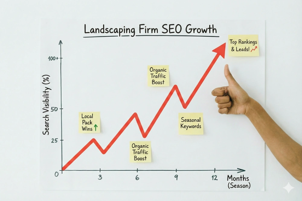 Lead generation SEO for landscapers