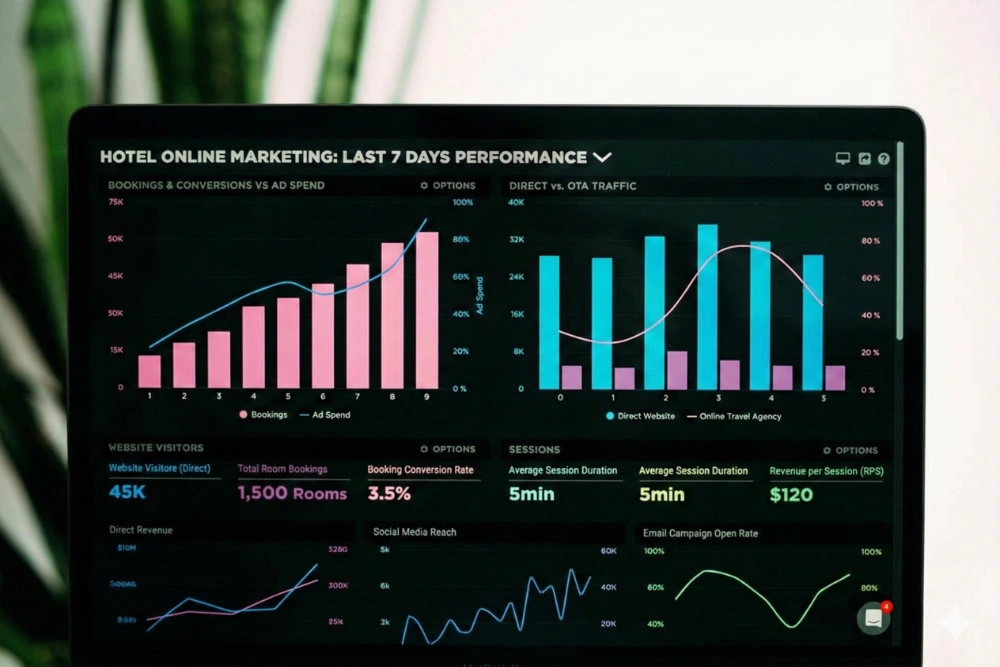 Online marketing for hotels