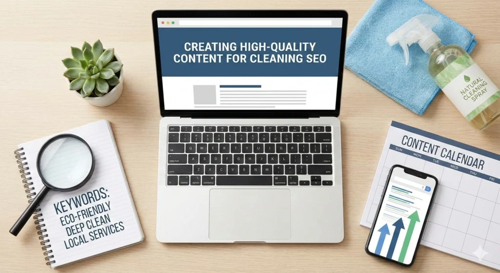 Creating High-Quality Content for Cleaning SEO