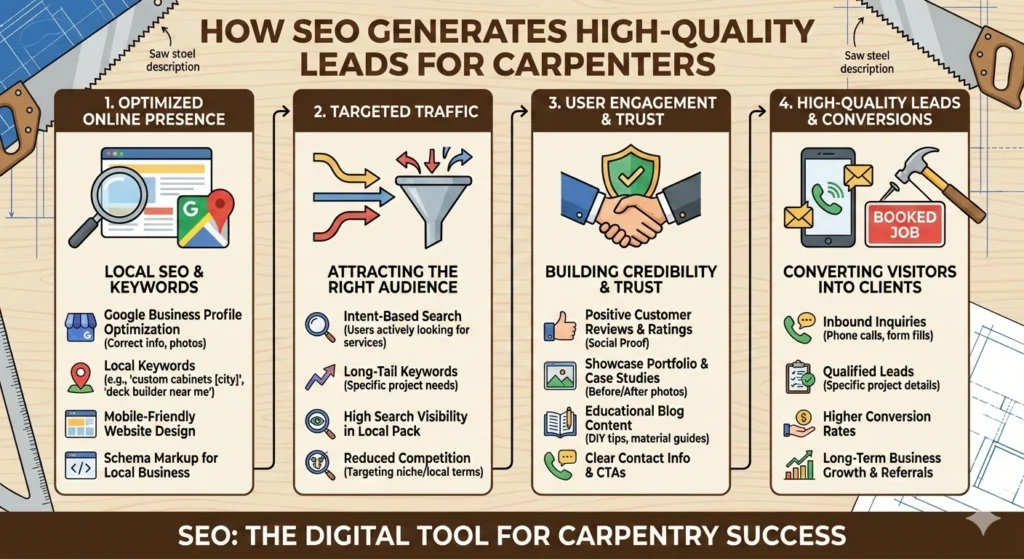 How SEO for Carpenters Generates High-Quality Leads