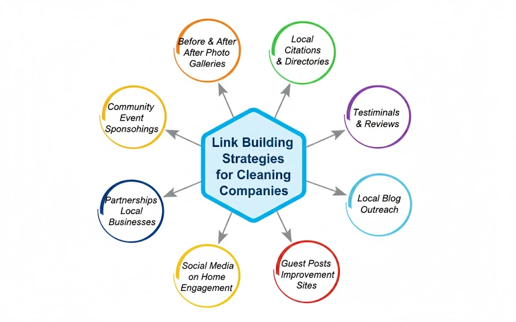 Link Building Strategies for Cleaning Companies