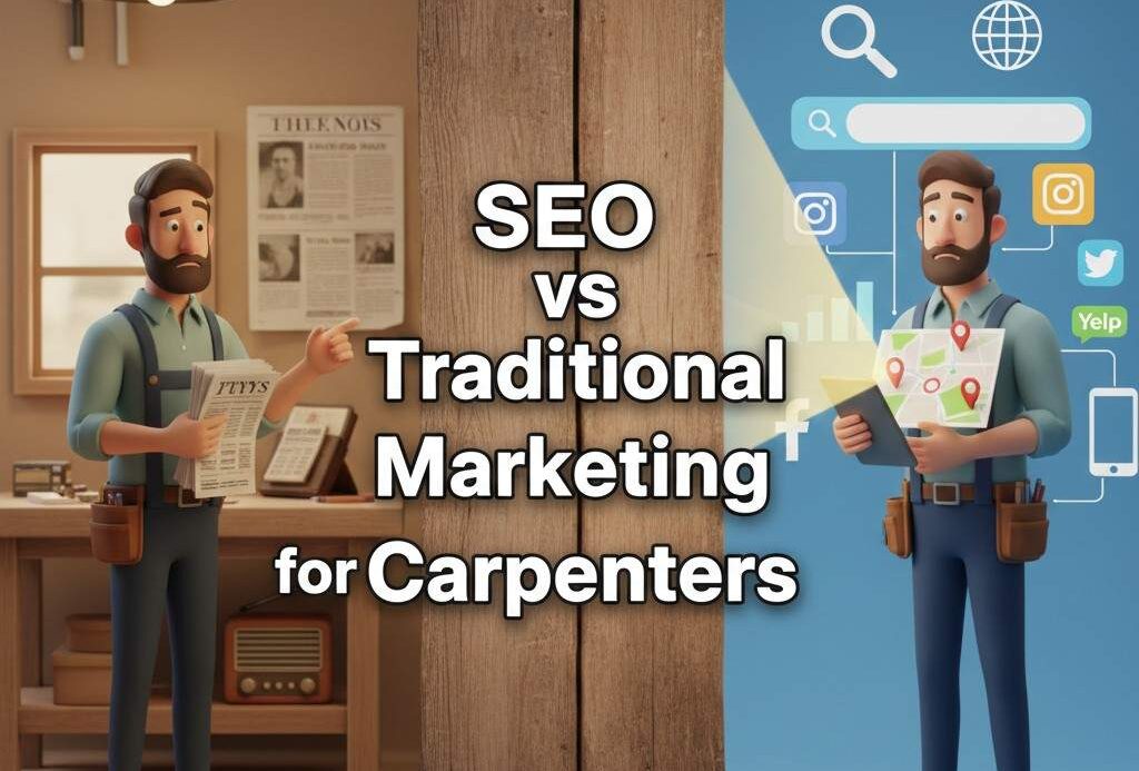 SEO vs Traditional Marketing for Carpenters