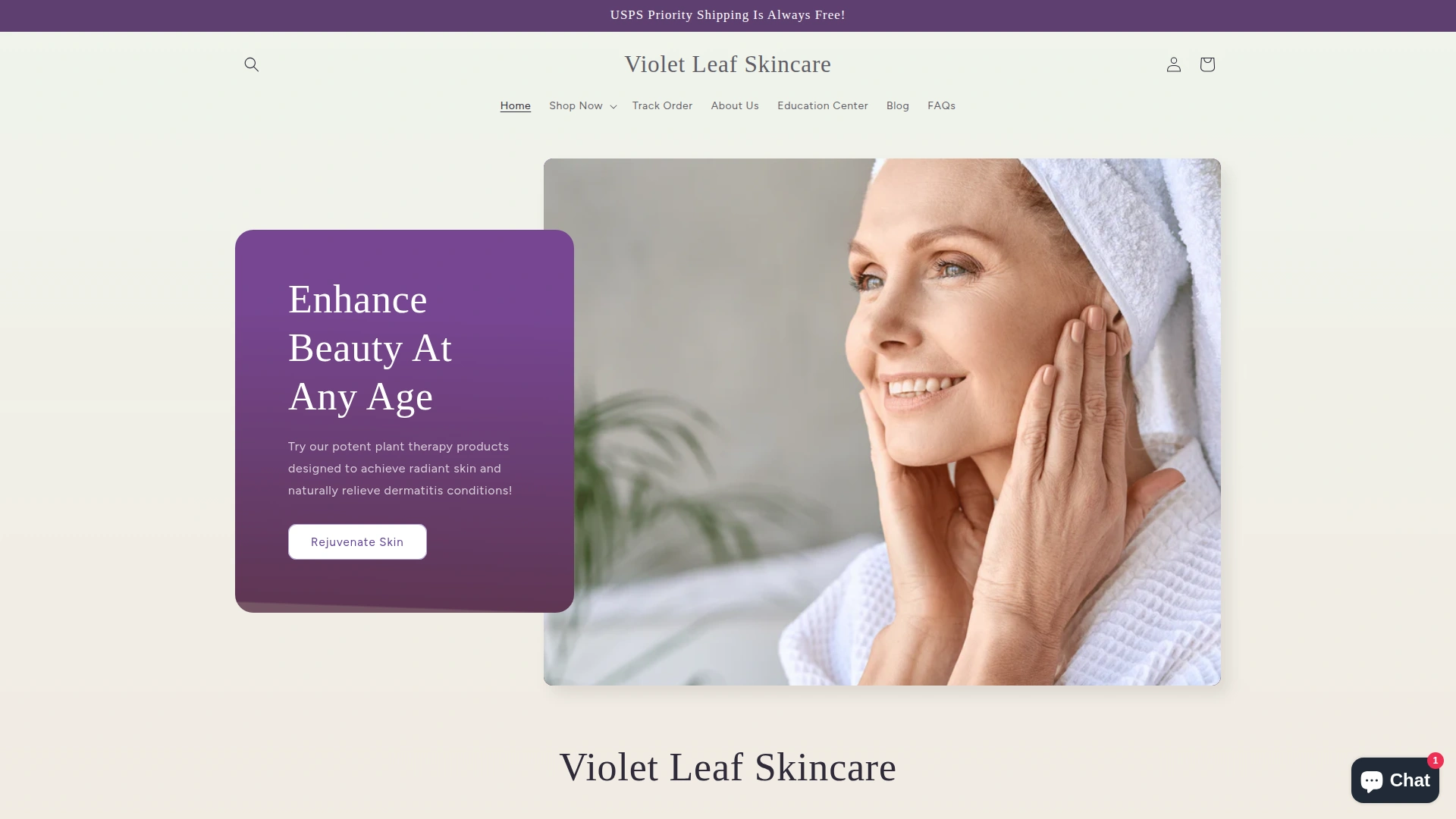 Violet Leaf Skincare Case Study
