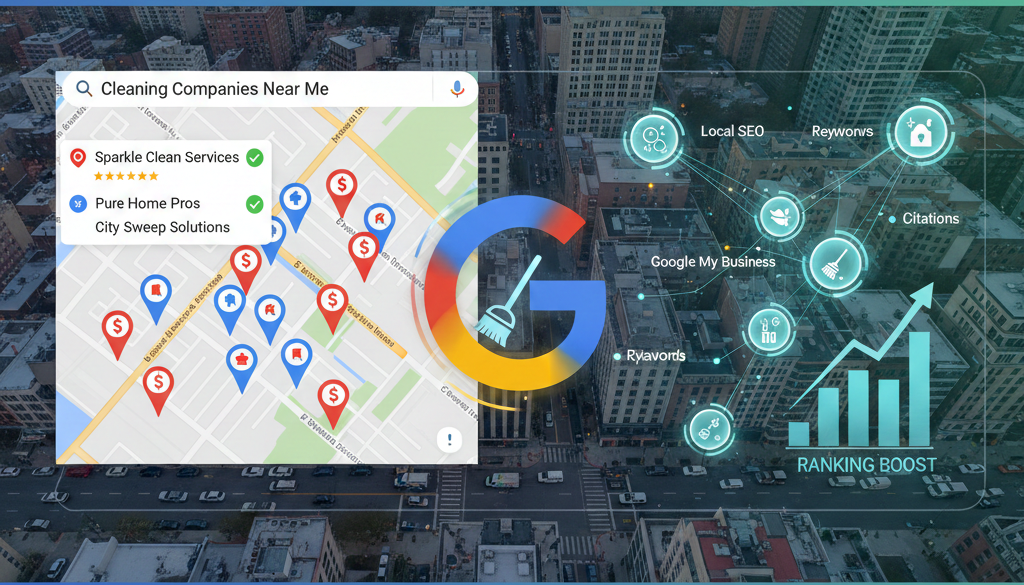 Google Maps SEO for cleaning companies 