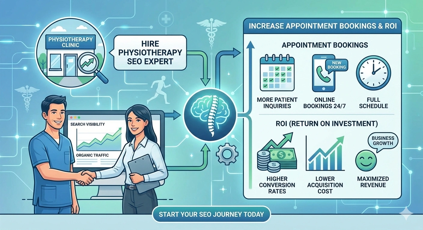 Hire Physiotherapy SEO Expert to Increase Appointment Bookings and ROI