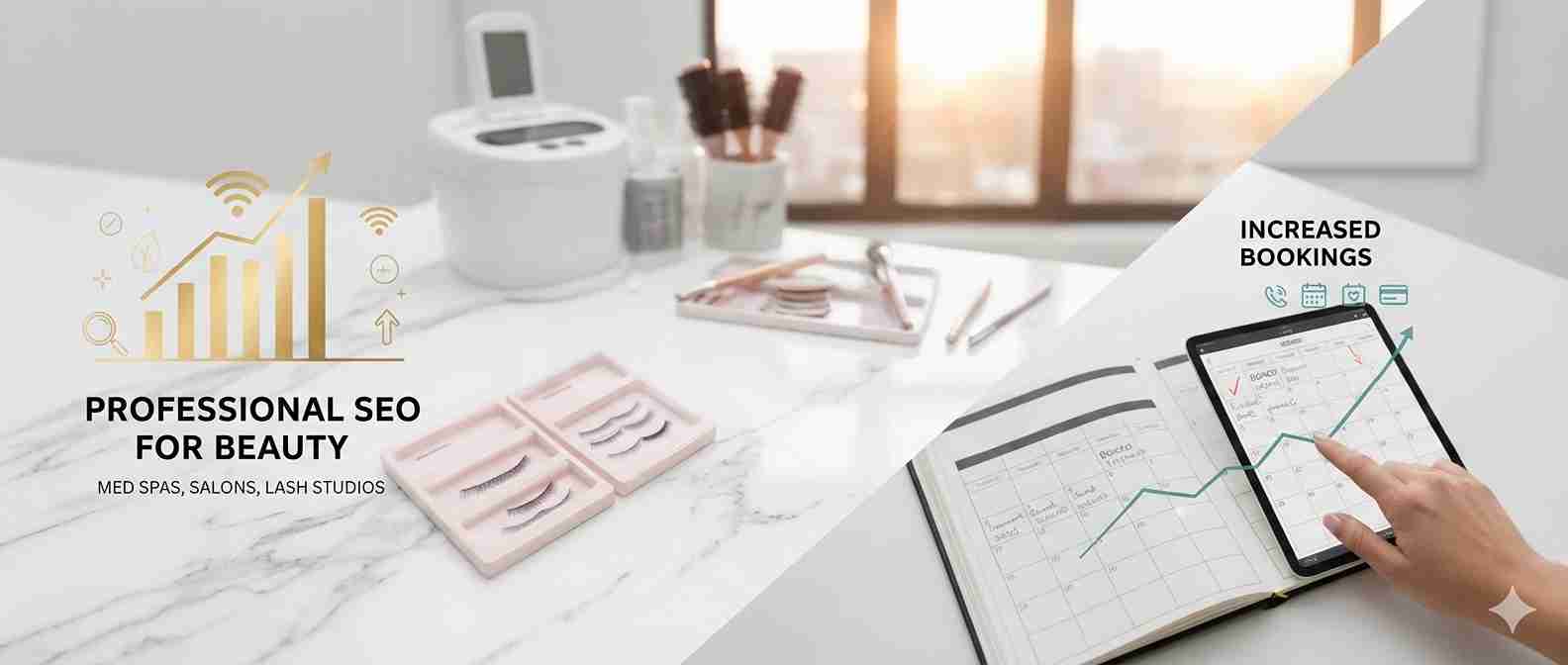 How Professional SEO for the Beauty Industry Increases Bookings for Med Spas, Salons & Lash Studios