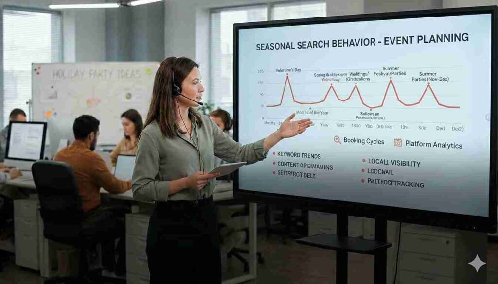 Understanding Seasonal Search Behavior in the Event Planning Industry