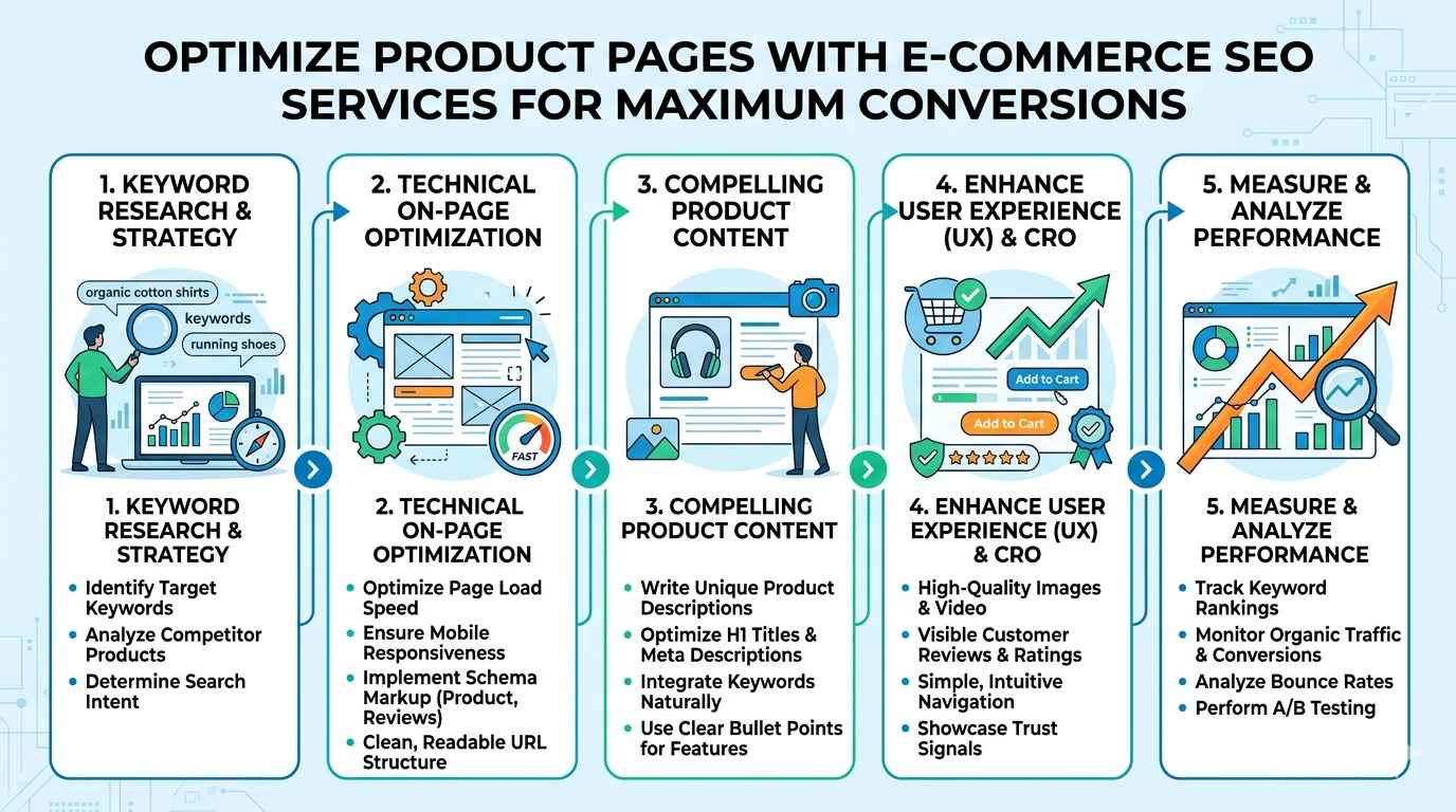How to Optimize Product Pages with E-Commerce SEO Services for Maximum Conversions